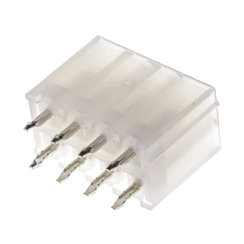 Molex Mini-Fit Jr Series Straight Through Hole PCB Header, 8 Contact, 4.2 mm Pitch, 2 Row, Shrouded 39-28-1083