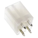 Molex Mini-Fit Jr Series Shrouded Straight Through Hole PCB Header 4 Contacts 4.2 mm Pitch 9A Current Rating 600V 39-28-1043