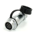 RS PRO Circular Connector 4 Contacts Cable Mount Socket Female M16 500V 15A IP67 233-8162
