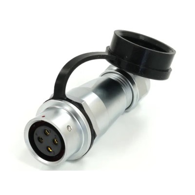 RS PRO Circular Connector 4 Contacts Cable Mount Socket Female M16 500V 15A IP67 233-8162