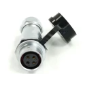 RS PRO Circular Connector 4 Contacts Cable Mount Socket Female M16 500V 15A IP67 233-8162