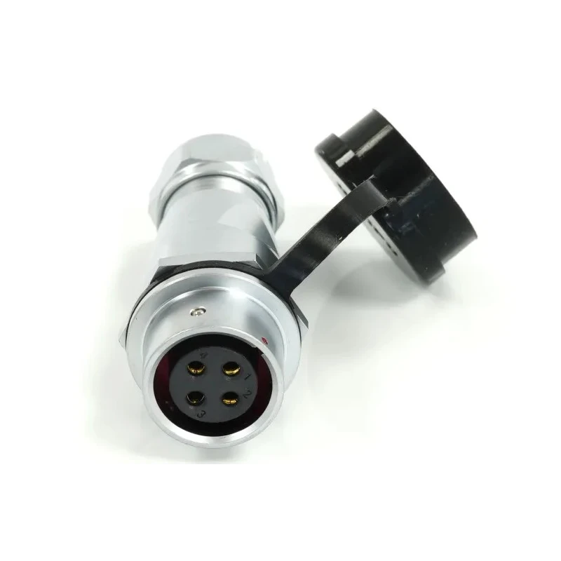 RS PRO Circular Connector 4 Contacts Cable Mount Socket Female M16 500V 15A IP67 233-8162
