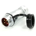 RS PRO Industrial Circular Connector, 6 Contacts, Cable Mount, M20, Socket, Male, IP67, Chrome Plated Brass 233-8186