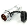 RS PRO Industrial Circular Connector, 6 Contacts, Cable Mount, M20, Socket, Male, IP67, Chrome Plated Brass 233-8186