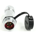 RS PRO Industrial Circular Connector, 6 Contacts, Cable Mount, M20, Socket, Male, IP67, Chrome Plated Brass 233-8186