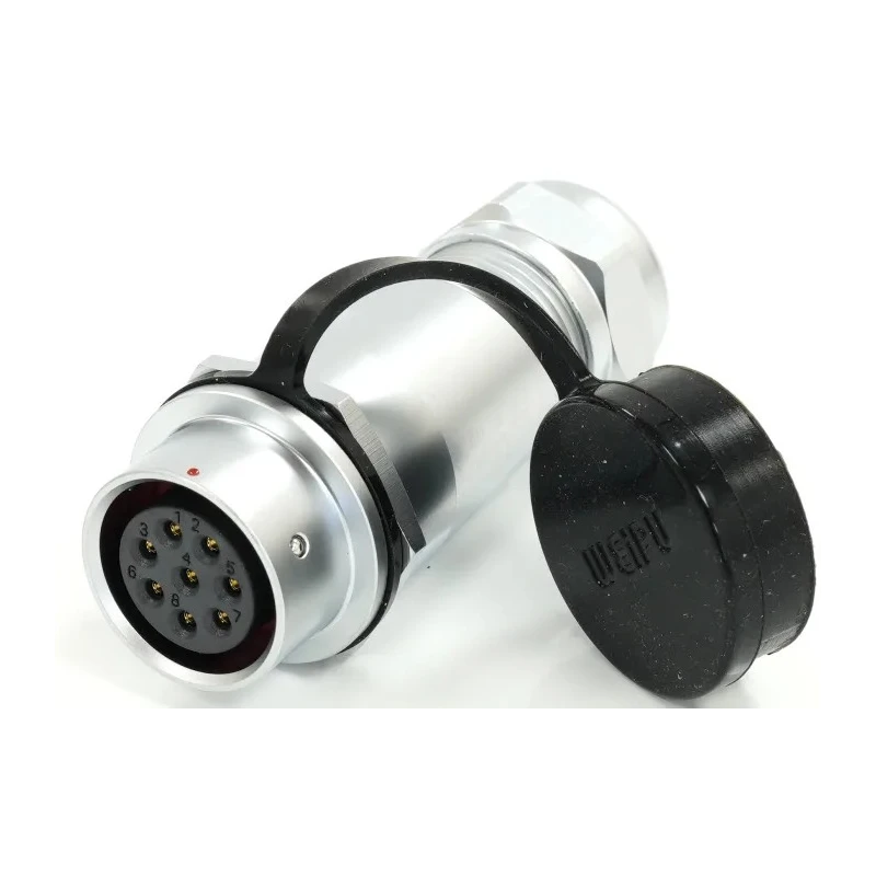 RS PRO Industrial Circular Connector, 8 Contacts, Cable Mount, M20 Size, Socket Female, IP67 Rated, Chrome Plated 233-8195