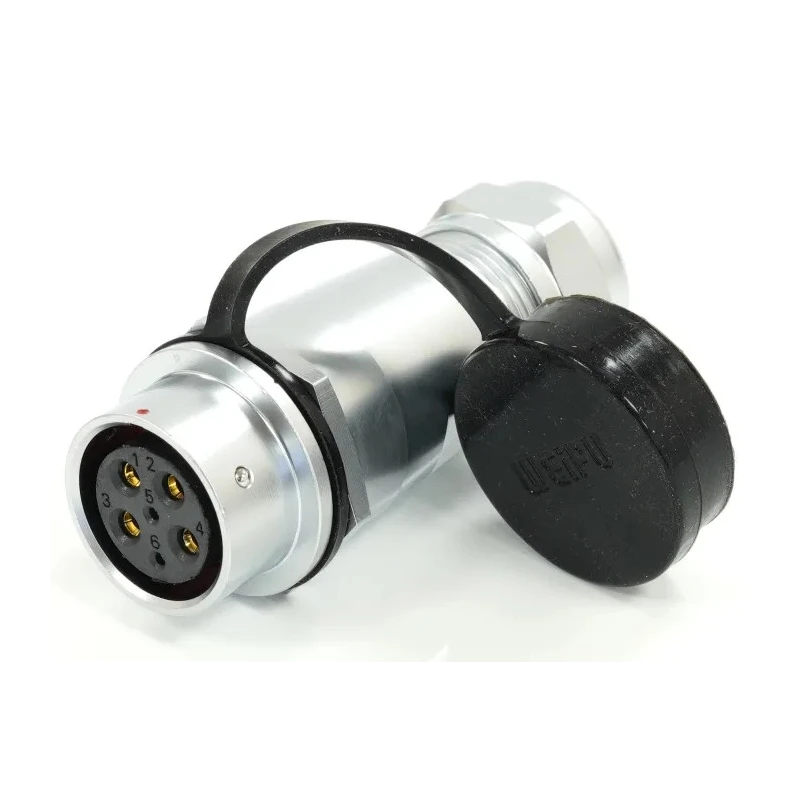 RS PRO Circular Connector 6 Contacts Cable Mount M20 Socket Female IP67 500V 25.5A 233-8193