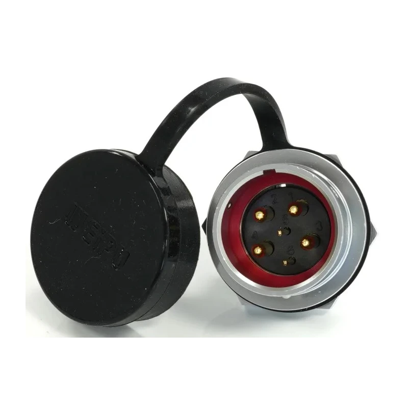 RS PRO Circular Connector 6 Contacts Front Mount M20 Socket Male IP67 500V Push Pull 233-8197