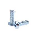 RS PRO Bright Zinc Steel Hex Socket Button Screw M3 x 10 mm 483-9559