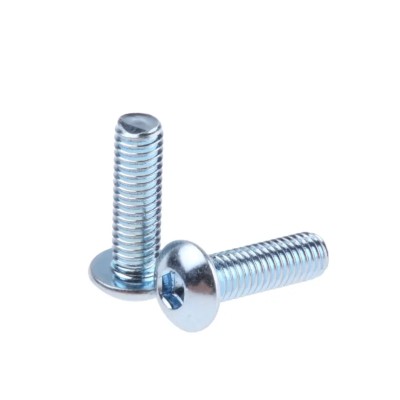 RS PRO Bright Zinc Steel Hex Socket Button Screw M3 x 10 mm 483-9559