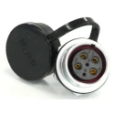 RS PRO Circular Connector, 6 Contacts, Front Mount Socket, Female, M20, 500V, 30.5A, Chrome Plated Brass, IP67 233-8201