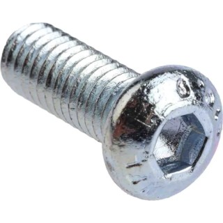 RS PRO Bright Zinc Steel Hex Socket Button Screw M6 x 16 mm 483-9672