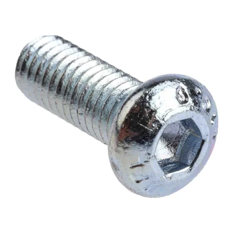 RS PRO Bright Zinc Steel Hex Socket Button Screw M6 x 16 mm 483-9672