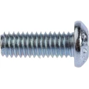 RS PRO Bright Zinc Steel Hex Socket Button Screw M6 x 16 mm 483-9672