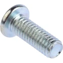 RS PRO Bright Zinc Steel Hex Socket Button Screw M6 x 16 mm 483-9672