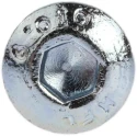 RS PRO Bright Zinc Steel Hex Socket Button Screw M6 x 16 mm 483-9672