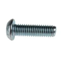 RS PRO Bright Zinc Steel Hex Socket Button Screw M6 x 20 mm 483-9688