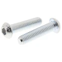 RS PRO Bright Zinc Steel Hex Socket Button Screw M6 x 25 mm 483-9694