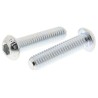 RS PRO Bright Zinc Steel Hex Socket Button Screw M6 x 25 mm 483-9694