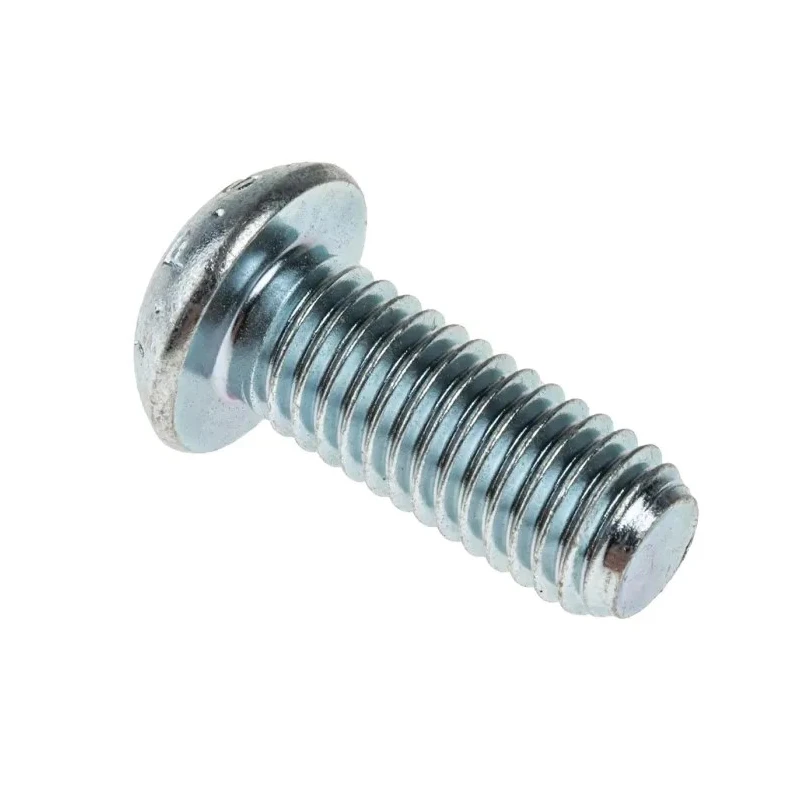 RS PRO Bright Zinc Steel Hex Socket Button Screw M8 x 20 mm 483-9739