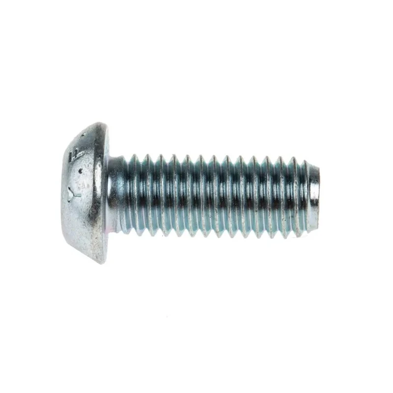 RS PRO Bright Zinc Steel Hex Socket Button Screw M8 x 20 mm 483-9739