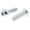 RS PRO Bright Zinc Steel Hex Socket Button Screw M8 x 25 mm 483-9745