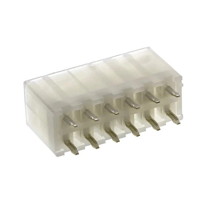 Molex Mini-Fit Jr Series 12 Contact Wire-to-Board PCB Header 4.2 mm Pitch 2 Row Shrouded 39-28-1123