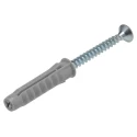 Fischer Fixings Nylon Wall Plug 40 mm Length 8 mm Drill Diameter 70022