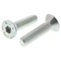RS PRO Bright Zinc Plated Steel Hex Socket Countersunk Screw M6 x 25 mm 483-9903