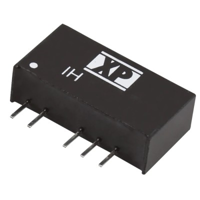 XP Power Isolated Dual Output 2W SIP DC/DC Converter 5V 200mA, 10.8-13.2V Input, Through Hole Mount IH1212S
