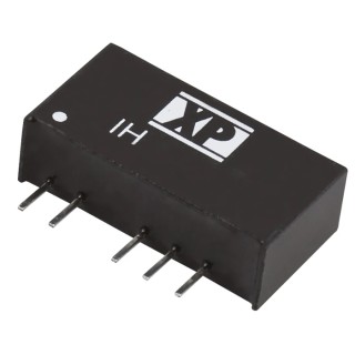 XP Power Isolated Dual Output DC/DC Converter 5V dc 200mA 21.6V to 26.4V Input 2W Through Hole IH2405S