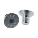 RS PRO Bright Zinc Plated Steel Hex Socket Countersunk Screw M8 x 12 mm 483-9919