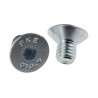 RS PRO Bright Zinc Plated Steel Hex Socket Countersunk Screw M8 x 12 mm 483-9919