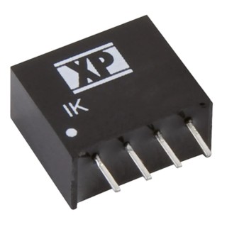 XP Power IK Series Isolated DC/DC Converter 24V DC Output 600mA 36V Input 18V Input 0.25W SIP Package Through Hole IK1224SA