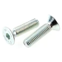 RS PRO Bright Zinc Plated Steel Hex Socket Countersunk Screw M8 x 30 mm 483-9969