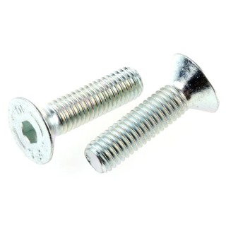 RS PRO Bright Zinc Plated Steel Hex Socket Countersunk Screw M8 x 30 mm 483-9969
