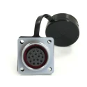 RS PRO Industrial Circular Connector Flange Mount 15 Contacts Socket Female 5A 400V IP67 233-8214