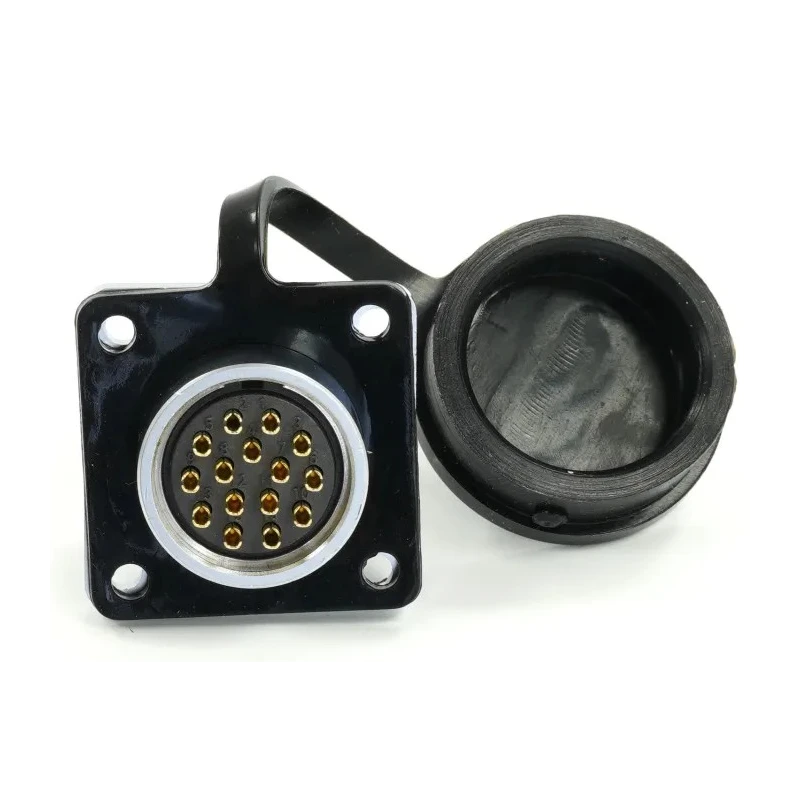 RS PRO Industrial Circular Connector Flange Mount 15 Contacts Socket Female 5A 400V IP67 233-8214