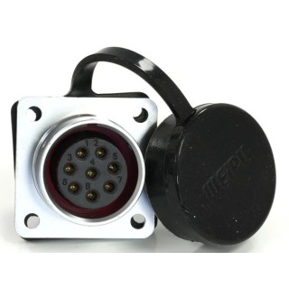 RS PRO Circular Connector Flange M20 Socket Female 8 Contacts IP67 500V 10A 233-8220