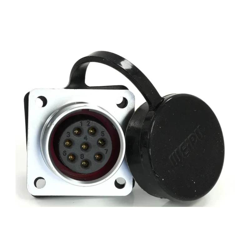 RS PRO Circular Connector Flange M20 Socket Female 8 Contacts IP67 500V 10A 233-8220