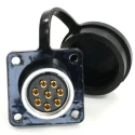 RS PRO Circular Connector Flange M20 Socket Female 8 Contacts IP67 500V 10A 233-8220