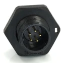 RS PRO Circular Connector 5 Contacts Rear Mount 13 mm Socket Male IP68 180V 5A 233-8227
