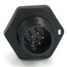 RS PRO Circular Connector 5 Contacts Rear Mount 13 mm Socket Male IP68 180V 5A 233-8227