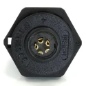 RS PRO Circular Connector 5 Contacts Rear Mount 13 mm Socket Male IP68 180V 5A 233-8227