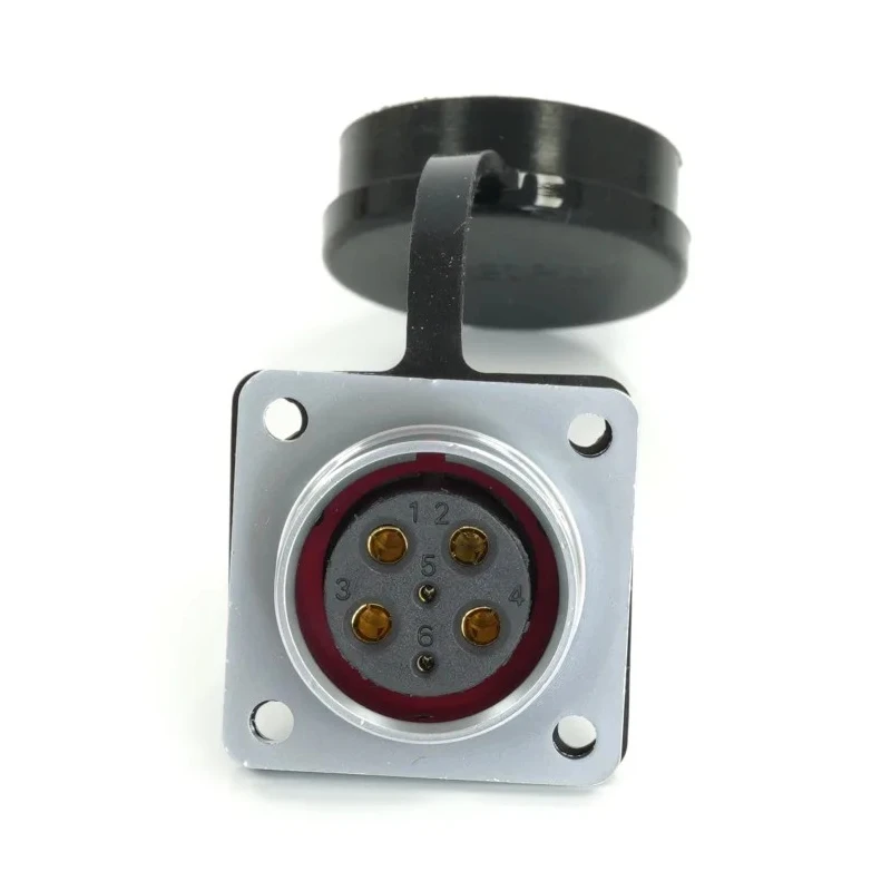 RS PRO Circular Connector, 6 Contacts, Flange Mount, M20 Size, Socket Female, IP67, 500V, Push Pull Locking 233-8216
