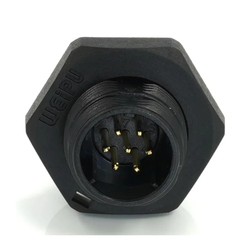 RS PRO Circular Connector, 7 Contacts, Rear Mount, 13 mm, Socket, Male, IP68, 5A, 125V 233-8231