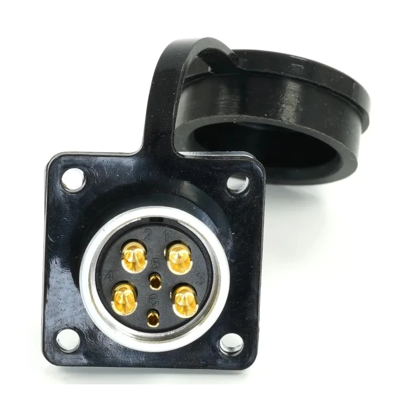 RS PRO Circular Connector, 6 Contacts, Flange Mount, M20 Size, Socket Female, IP67, 500V, Push Pull Locking 233-8216