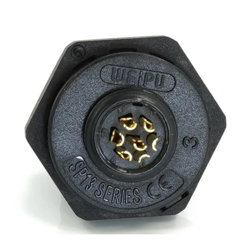 RS PRO Circular Connector, 7 Contacts, Rear Mount, 13 mm, Socket, Male, IP68, 5A, 125V 233-8231