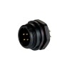 RS PRO Circular Connector, 4 Contacts, Front Mount, Socket Male, 17 mm, 15A, 500V, Threaded Mating, IP68 233-8258