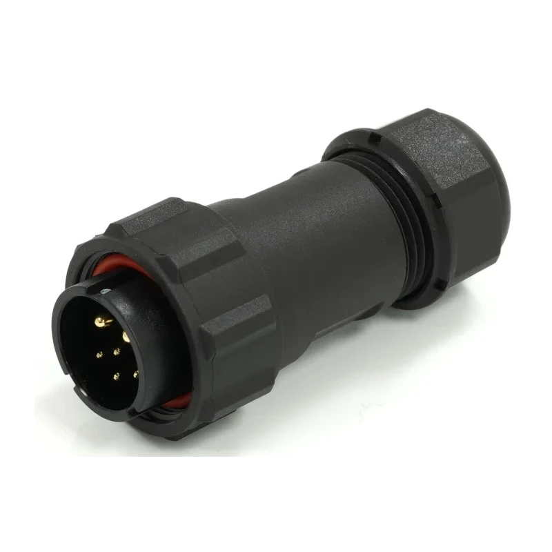 RS PRO Circular Connector Cable Mount 6 Contacts 21 mm Plug Male Threaded IP68 233-8266